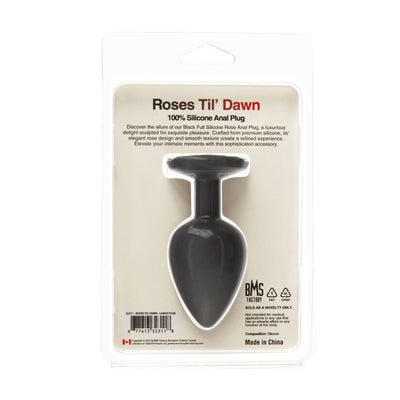 Анальна пробка BMS Roses Til’ Dawn Silicone Anal Plug - фото 15