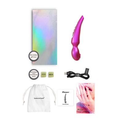 Стимулятор для клитора Love To Love Pleaser Iridescent, эффект постукивания - фото 16
