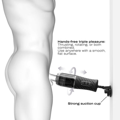 Автоматический мастурбатор Dorcel THRUST BLOW PRO, имитация фрикций+вращение - фото 6