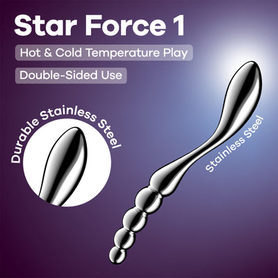 Металевий дилдо Satisfyer Star Force 1 - фото 6