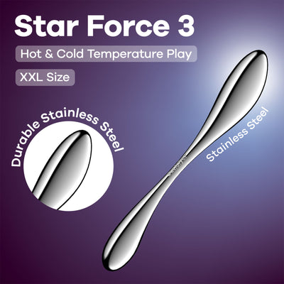 Металевий дилдо Satisfyer Star Force 3 - фото 6
