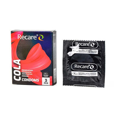 Презервативы Holographic Recare Cola Dotted&Ribbed Condoms - фото 1