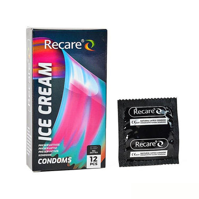 Презервативи Holographic Recare Ice Cream Big Dotted Condoms - фото 1