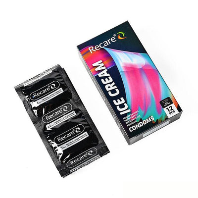 Презервативи Holographic Recare Ice Cream Big Dotted Condoms - фото 2