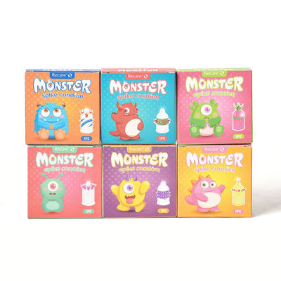 Насадка на член Recare Yellow Monster Spike Condom - фото 9