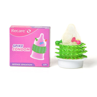 Насадка на член Recare Spike Condom Pink - фото 1
