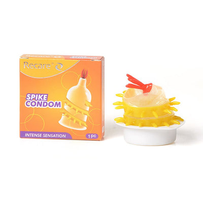 Насадка на член Recare Spike Condom Yellow - фото 1