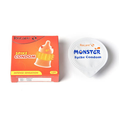 Насадка на член Recare Spike Condom Orange - фото 4
