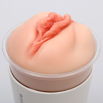 Мастурбатор-вагина Naked Factory Cup Sleeve V–3, сквозной - фото 4