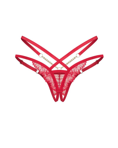 Трусики Obsessive Matildea crotchless thong - фото 3