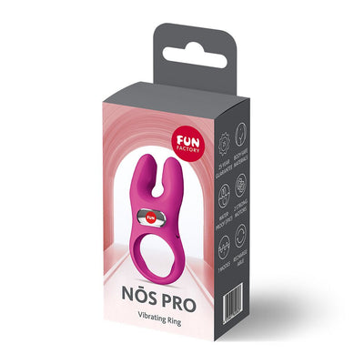 Эрекционное виброкольцо с двойной стимуляцией клитора Fun Factory NŌS PRO - фото 8