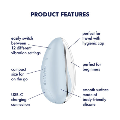Вибратор Satisfyer Drop To Go - фото 7