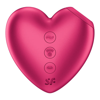 Вакуумний стимулятор-серце з вібрацією Satisfyer Cutie Heart - фото 16