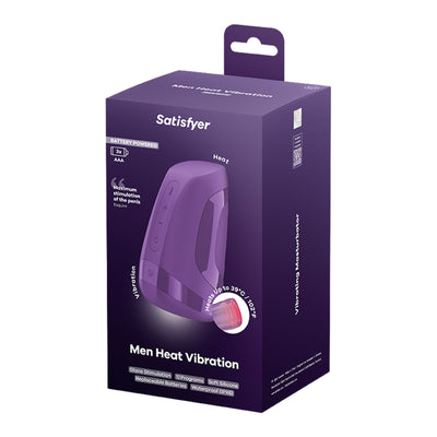 Мастурбатор Satisfyer Men Heat Vibration Battery Series імітатор мінету - фото 8