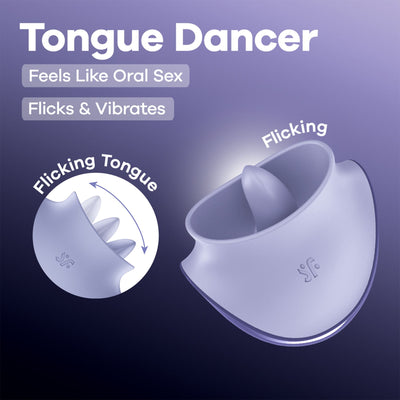 Вибростимулятор для клитора Satisfyer Tongue Dancer - фото 6