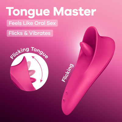 Вибростимулятор для клитора Satisfyer Tongue Master - фото 6