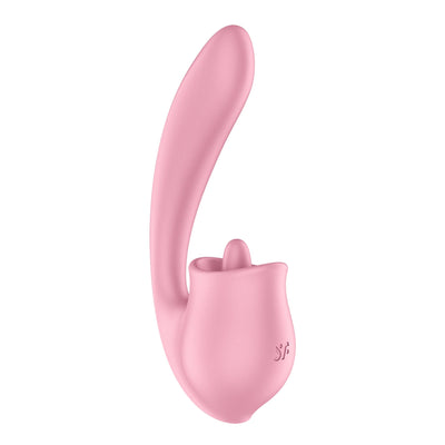 Вагинально-клиторальный вибратор Satisfyer Tongue Genius - фото 2