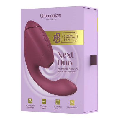 Двойной вакуумный клиторальный стимулятор с вибрацией Womanizer Next Duo - фото 46
