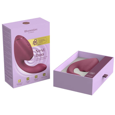 Двойной вакуумный клиторальный стимулятор с вибрацией Womanizer Next Duo - фото 44