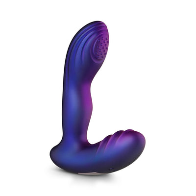 Анальная вибропробка с пульсацией Hueman - Galaxy Tapping Buttplug - фото 1