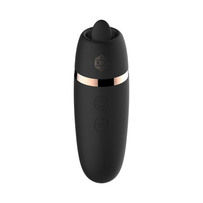 Мини-вибратор с язычком Rosy Gold - Vibrating & Licking Dual Stimulator - фото 2