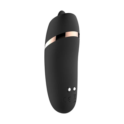 Мини-вибратор с язычком Rosy Gold - Vibrating & Licking Dual Stimulator - фото 4