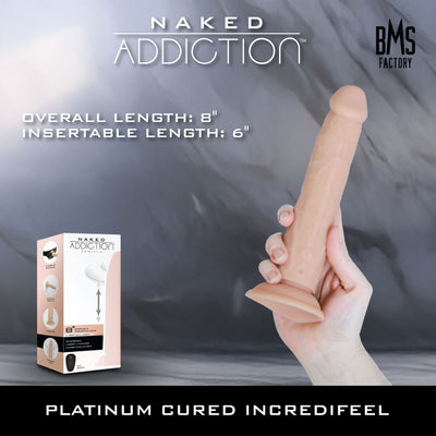 Фаллоимитатор с ротацией и пульсацией Naked ADDICTION Rotating & Thrusting Dong - фото 16