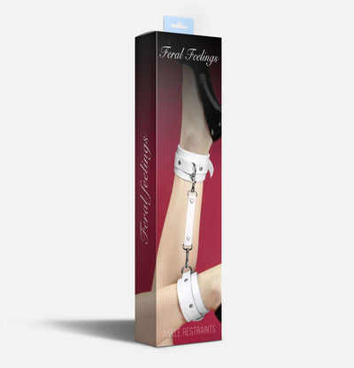 Поножи Feral Feelings - Ankle Restraints Black, натуральная кожа - фото 7