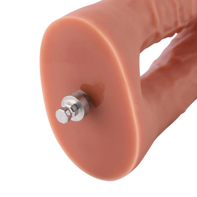 Двойной фаллоимитатор для секс-машин Hismith Silicone Double Penetrator Dildo, система KlicLok - фото 8