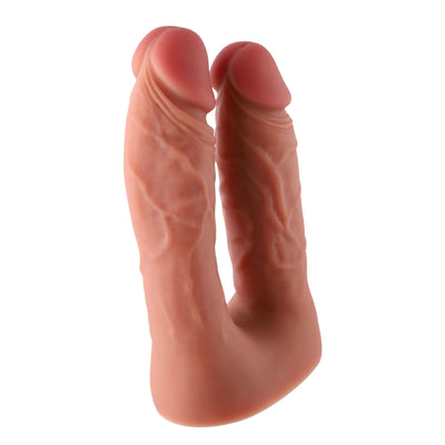 Двойной фаллоимитатор для секс-машин Hismith Silicone Double Penetrator Dildo, система KlicLok - фото 4
