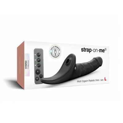 Вибронасадка для страпона с вакуумной стимуляцией Strap-On-Me Multi Orgasm Realistic Dildo - фото 36