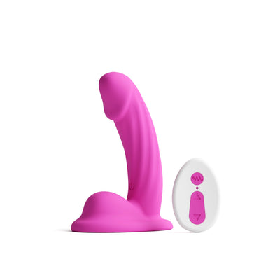 Дилдо с вибрацией NS Novelties Colours - Curve - Vibrating Dildo - фото 5