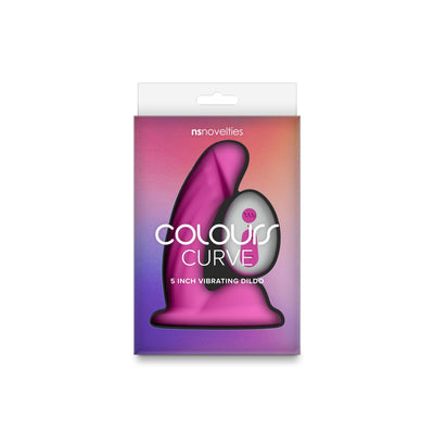 Дилдо с вибрацией NS Novelties Colours - Curve - Vibrating Dildo - фото 7