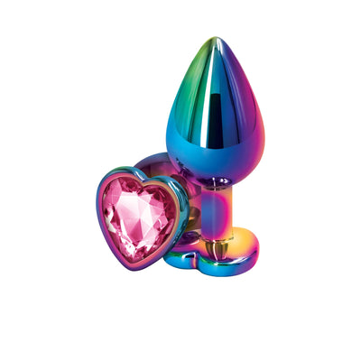 Анальная пробка NS Novelties Rear Assets - Multicolor Heart - фото 3