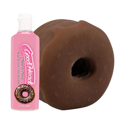 Набор для минета Doc Johnson GoodHead Chocolate Donut Blowjob Set - фото 1