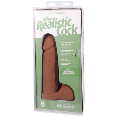 Фаллоимитатор Doc Johnson The Realistic Cock with Balls ULTRASKYN - фото 86