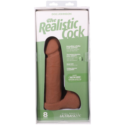 Фаллоимитатор Doc Johnson The Realistic Cock with Balls ULTRASKYN - фото 87