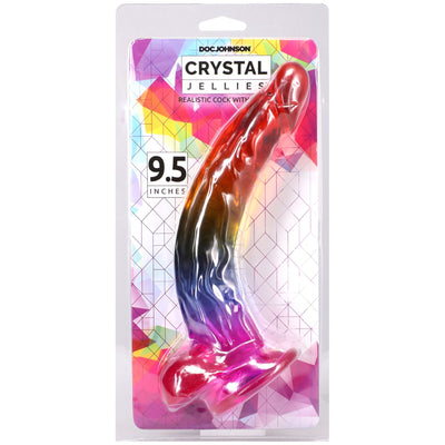 Фаллоимитатор Doc Johnson Crystal Jellies Dildo - фото 5