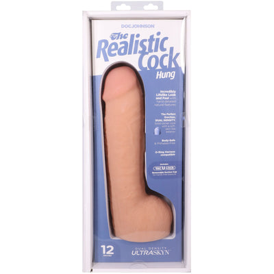 Фаллоимитатор Doc Johnson The Realistic Cock - Hung with Balls ULTRASKYN - фото 31