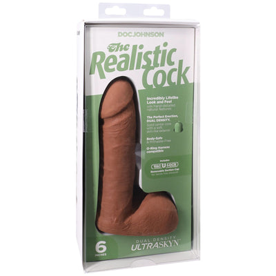 Фаллоимитатор Doc Johnson The Realistic Cock with Balls ULTRASKYN - фото 107