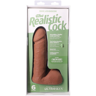 Фаллоимитатор Doc Johnson The Realistic Cock with Balls ULTRASKYN - фото 109