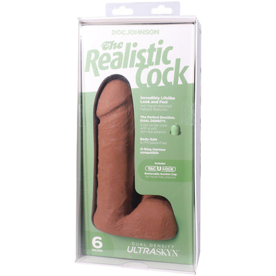 Фаллоимитатор Doc Johnson The Realistic Cock with Balls ULTRASKYN - фото 108