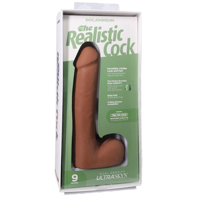 Фаллоимитатор Doc Johnson The Realistic Cock with Balls ULTRASKYN - фото 19