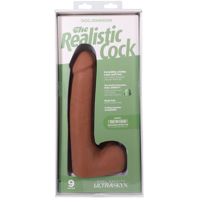 Фаллоимитатор Doc Johnson The Realistic Cock with Balls ULTRASKYN - фото 21