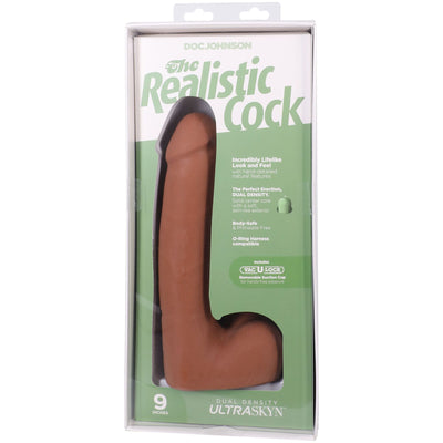 Фаллоимитатор Doc Johnson The Realistic Cock with Balls ULTRASKYN - фото 20