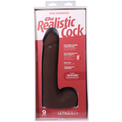 Фаллоимитатор Doc Johnson The Realistic Cock with Balls ULTRASKYN - фото 32