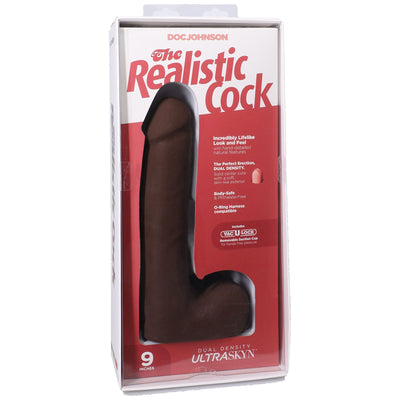 Фаллоимитатор Doc Johnson The Realistic Cock with Balls ULTRASKYN - фото 30