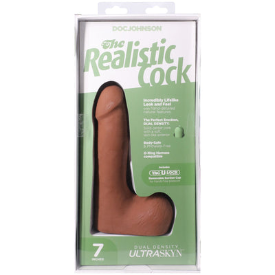 Фаллоимитатор Doc Johnson The Realistic Cock with Balls ULTRASKYN - фото 43