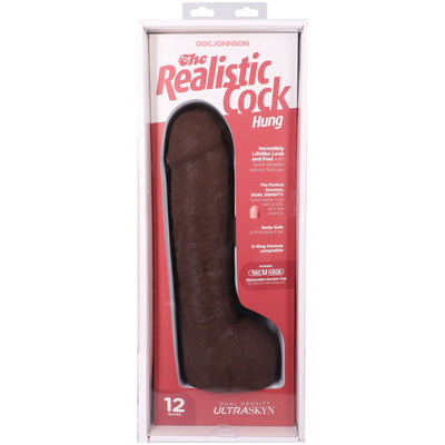Фаллоимитатор Doc Johnson The Realistic Cock - Hung with Balls ULTRASKYN - фото 9