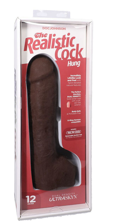 Фаллоимитатор Doc Johnson The Realistic Cock - Hung with Balls ULTRASKYN - фото 8